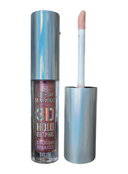 Maroof 3D Holographic Sparkle Lip Gloss, 5g, 08 Sparkling Peach, Pink